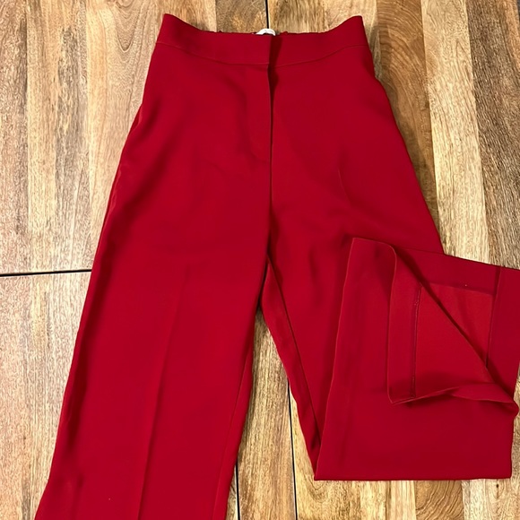 OAK + FORT Pants - Oak + Fort Red Split Seam Pants Trousers